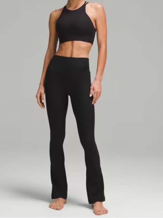 lululemon athletica Pants - Lululemon Align High Rise Ribbed mini flare pants size 6